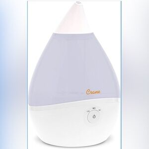 Crane Teardrop Ultrasonic Cool Mist Humidifier - NEW